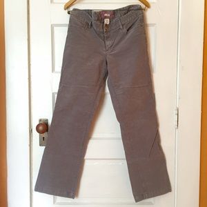 Grey J Crew Corduroys